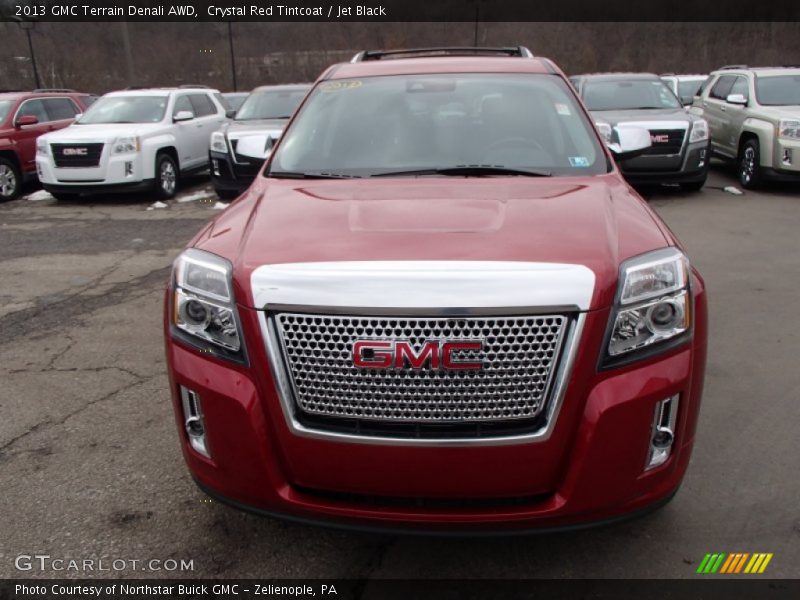 Crystal Red Tintcoat / Jet Black 2013 GMC Terrain Denali AWD