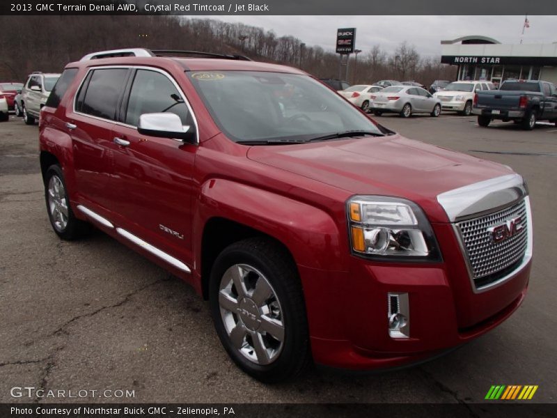 Crystal Red Tintcoat / Jet Black 2013 GMC Terrain Denali AWD