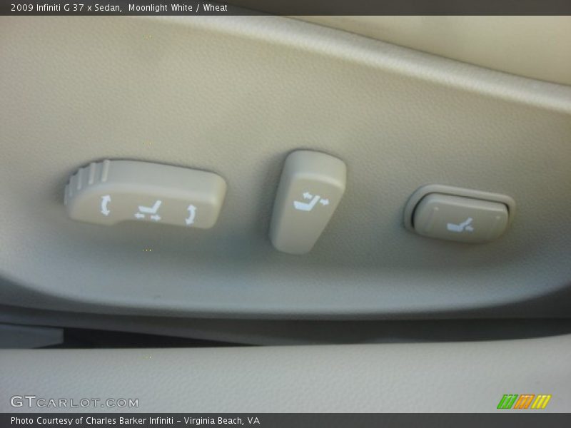 Moonlight White / Wheat 2009 Infiniti G 37 x Sedan
