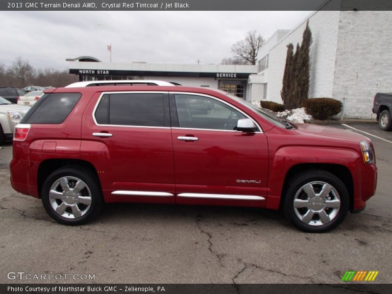 Crystal Red Tintcoat / Jet Black 2013 GMC Terrain Denali AWD