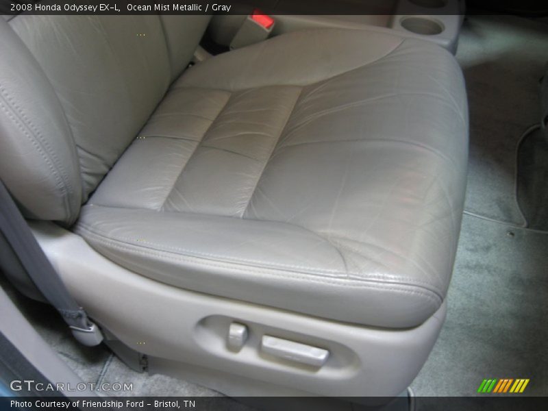 Ocean Mist Metallic / Gray 2008 Honda Odyssey EX-L