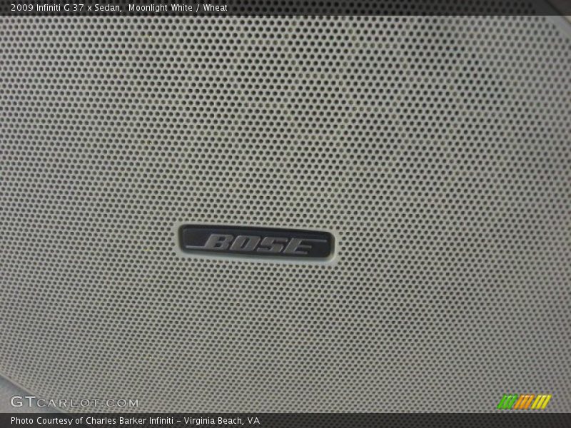 Moonlight White / Wheat 2009 Infiniti G 37 x Sedan