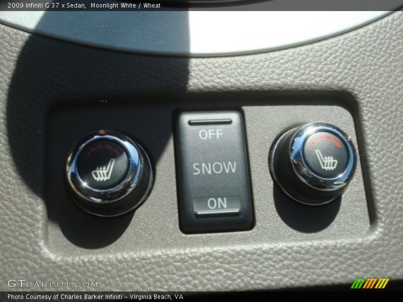 Moonlight White / Wheat 2009 Infiniti G 37 x Sedan