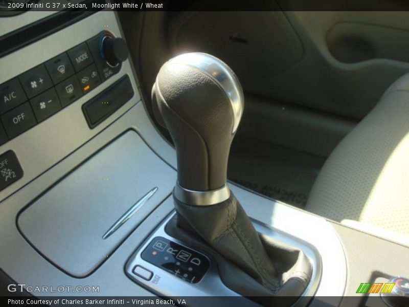 Moonlight White / Wheat 2009 Infiniti G 37 x Sedan