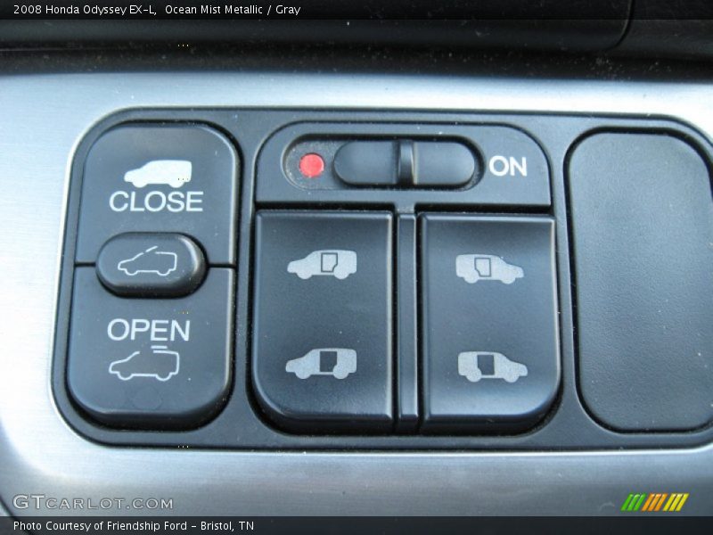 Ocean Mist Metallic / Gray 2008 Honda Odyssey EX-L