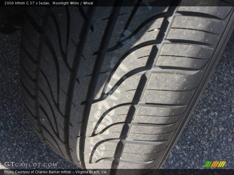 Moonlight White / Wheat 2009 Infiniti G 37 x Sedan