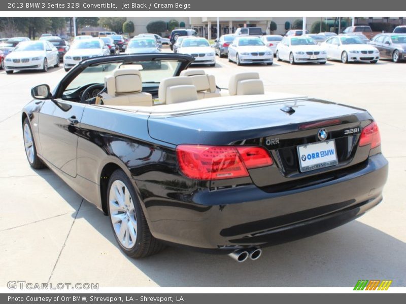 Jet Black / Cream Beige 2013 BMW 3 Series 328i Convertible