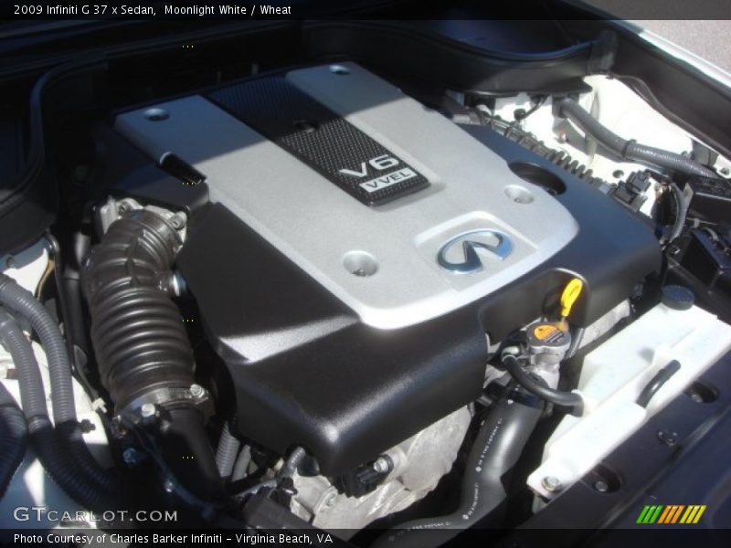 Moonlight White / Wheat 2009 Infiniti G 37 x Sedan