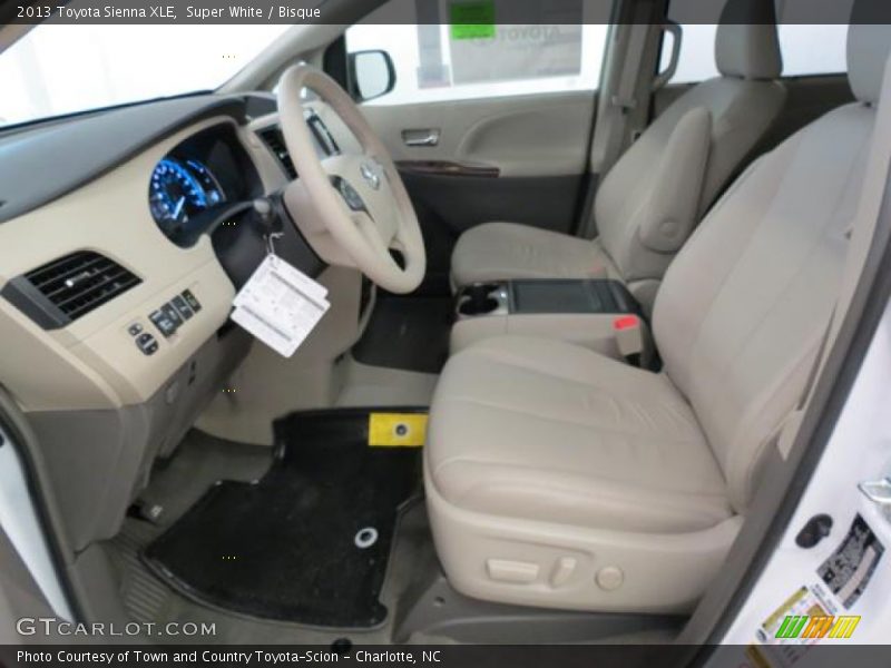 Super White / Bisque 2013 Toyota Sienna XLE