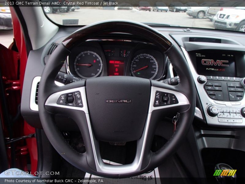 Crystal Red Tintcoat / Jet Black 2013 GMC Terrain Denali AWD