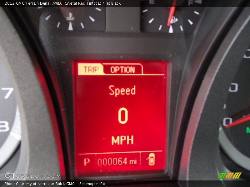 Crystal Red Tintcoat / Jet Black 2013 GMC Terrain Denali AWD