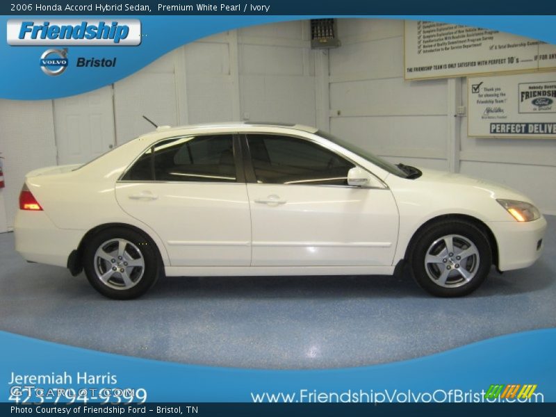 Premium White Pearl / Ivory 2006 Honda Accord Hybrid Sedan