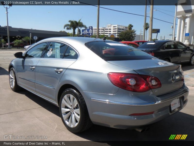 Iron Grey Metallic / Black 2010 Volkswagen CC Sport