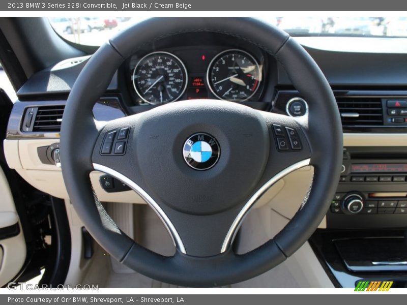 Jet Black / Cream Beige 2013 BMW 3 Series 328i Convertible