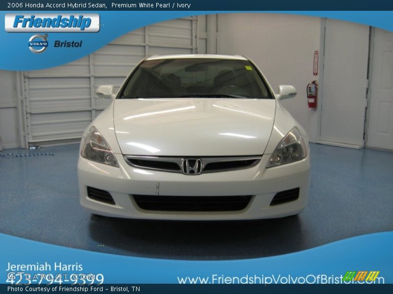 Premium White Pearl / Ivory 2006 Honda Accord Hybrid Sedan