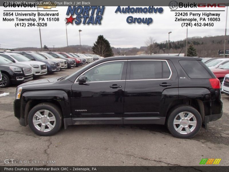 Onyx Black / Jet Black 2013 GMC Terrain SLE AWD