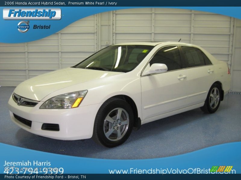 Premium White Pearl / Ivory 2006 Honda Accord Hybrid Sedan