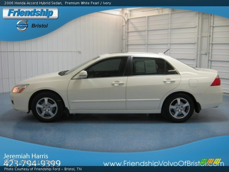 Premium White Pearl / Ivory 2006 Honda Accord Hybrid Sedan