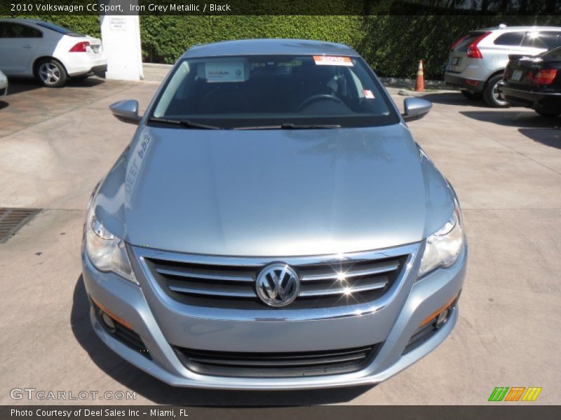 Iron Grey Metallic / Black 2010 Volkswagen CC Sport