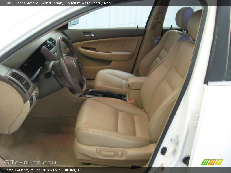  2006 Accord Hybrid Sedan Ivory Interior