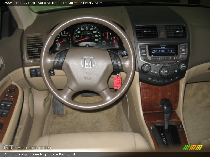 Dashboard of 2006 Accord Hybrid Sedan