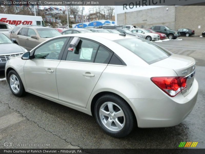 Champagne Silver Metallic / Jet Black 2013 Chevrolet Cruze LT