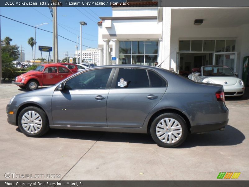 Platinum Grey Metallic / Titan Black 2010 Volkswagen Jetta S Sedan
