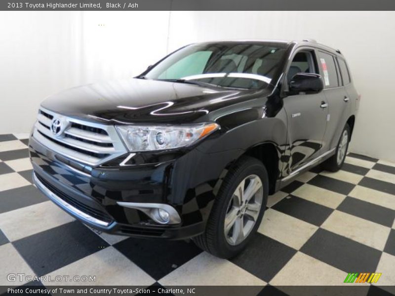 Black / Ash 2013 Toyota Highlander Limited