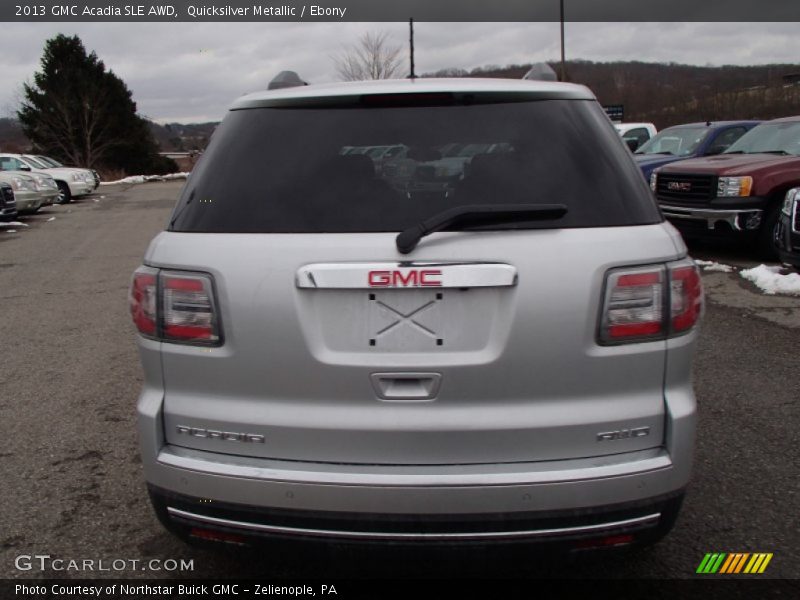 Quicksilver Metallic / Ebony 2013 GMC Acadia SLE AWD