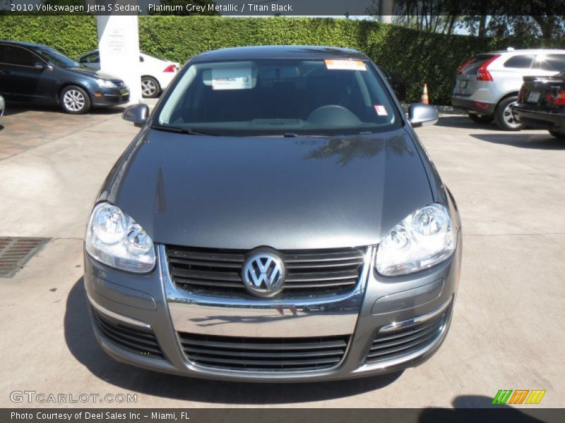 Platinum Grey Metallic / Titan Black 2010 Volkswagen Jetta S Sedan