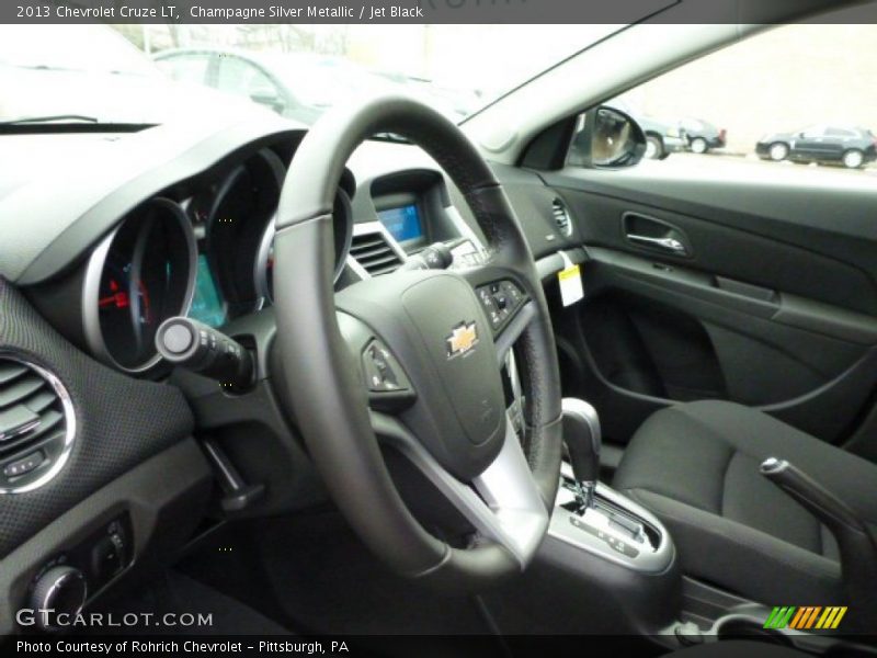 Champagne Silver Metallic / Jet Black 2013 Chevrolet Cruze LT