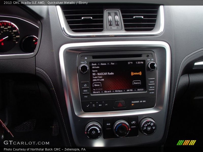 Quicksilver Metallic / Ebony 2013 GMC Acadia SLE AWD