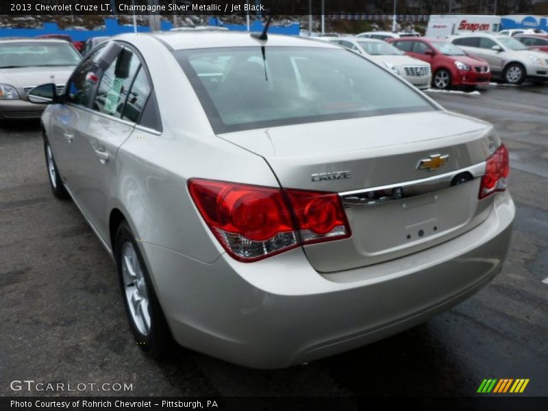 Champagne Silver Metallic / Jet Black 2013 Chevrolet Cruze LT