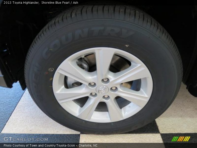 Shoreline Blue Pearl / Ash 2013 Toyota Highlander