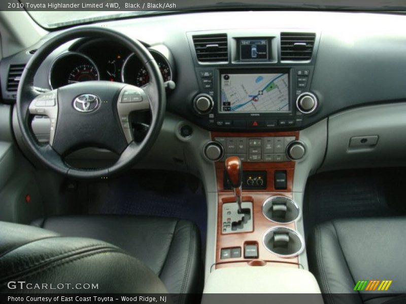 Black / Black/Ash 2010 Toyota Highlander Limited 4WD
