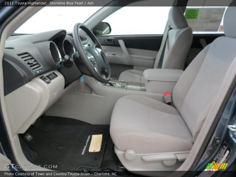 Shoreline Blue Pearl / Ash 2013 Toyota Highlander