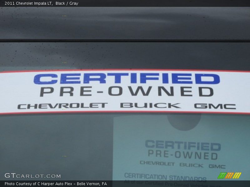 Black / Gray 2011 Chevrolet Impala LT