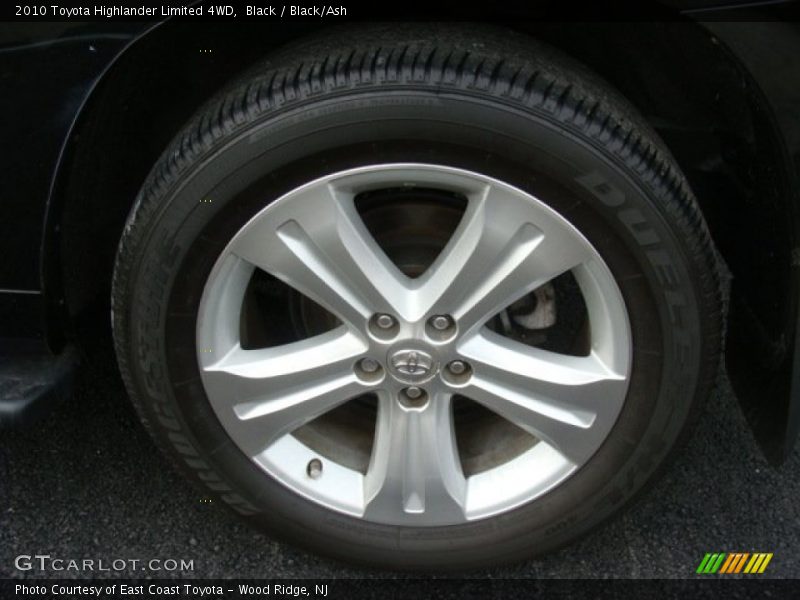 Black / Black/Ash 2010 Toyota Highlander Limited 4WD