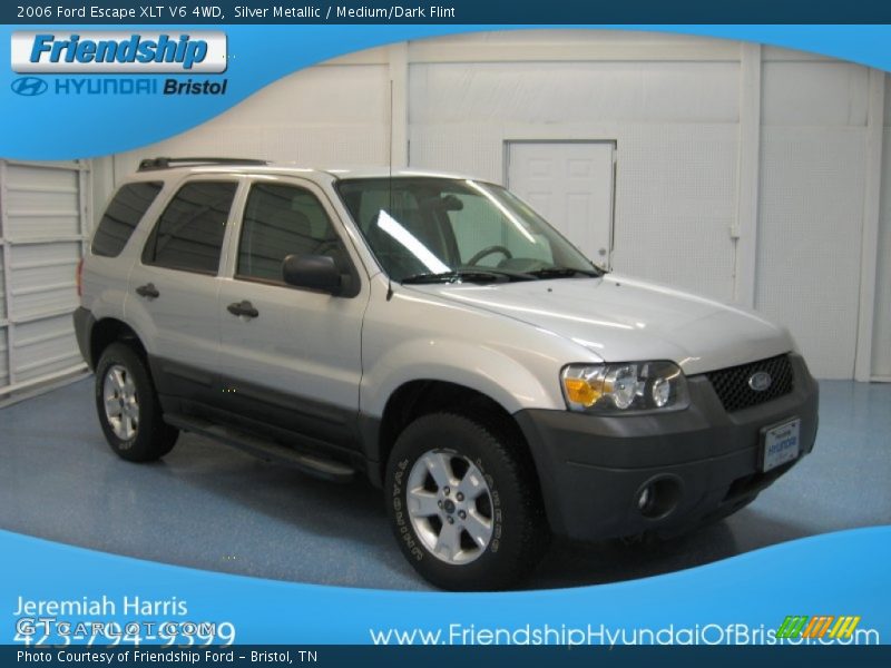 Silver Metallic / Medium/Dark Flint 2006 Ford Escape XLT V6 4WD