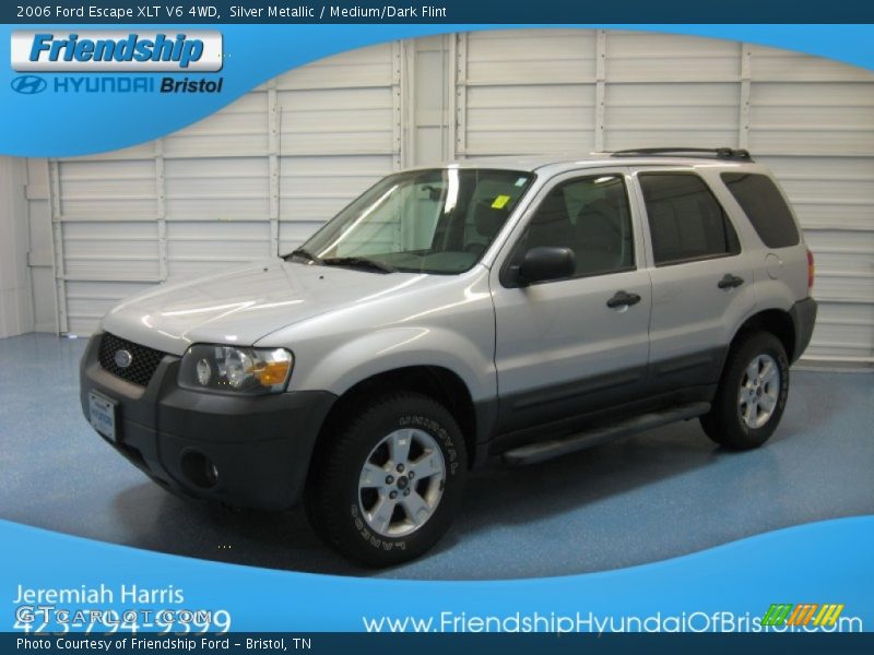 Silver Metallic / Medium/Dark Flint 2006 Ford Escape XLT V6 4WD