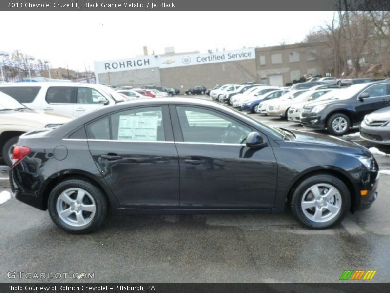 Black Granite Metallic / Jet Black 2013 Chevrolet Cruze LT