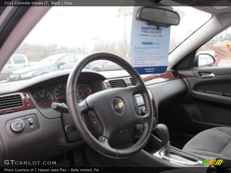 Black / Gray 2011 Chevrolet Impala LT