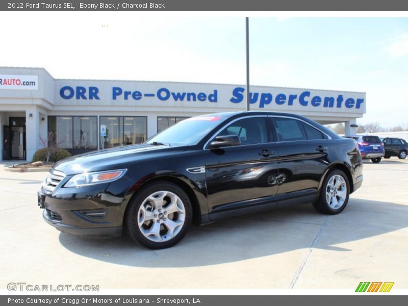 Ebony Black / Charcoal Black 2012 Ford Taurus SEL