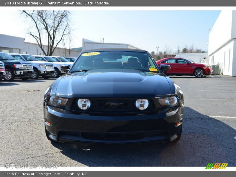 Black / Saddle 2010 Ford Mustang GT Premium Convertible