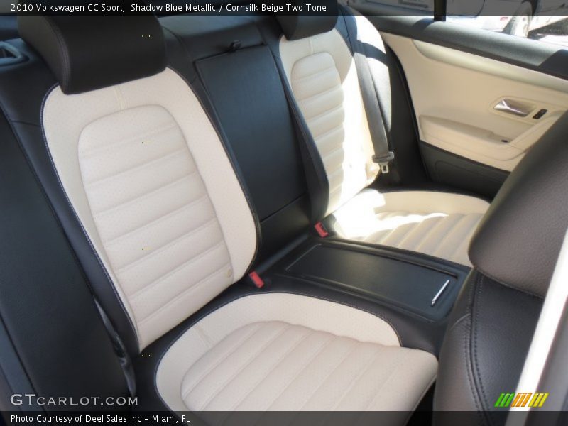 Shadow Blue Metallic / Cornsilk Beige Two Tone 2010 Volkswagen CC Sport