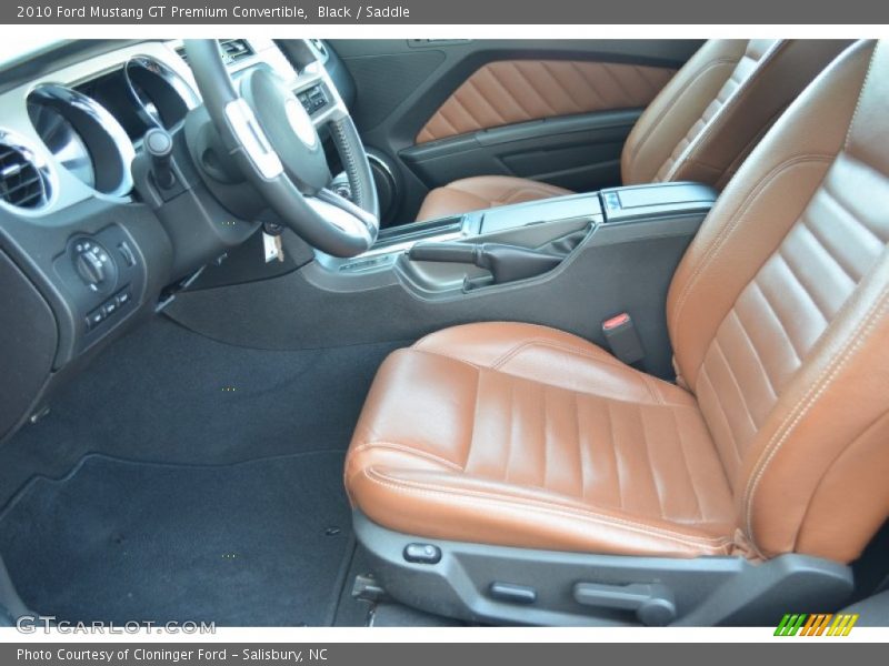  2010 Mustang GT Premium Convertible Saddle Interior