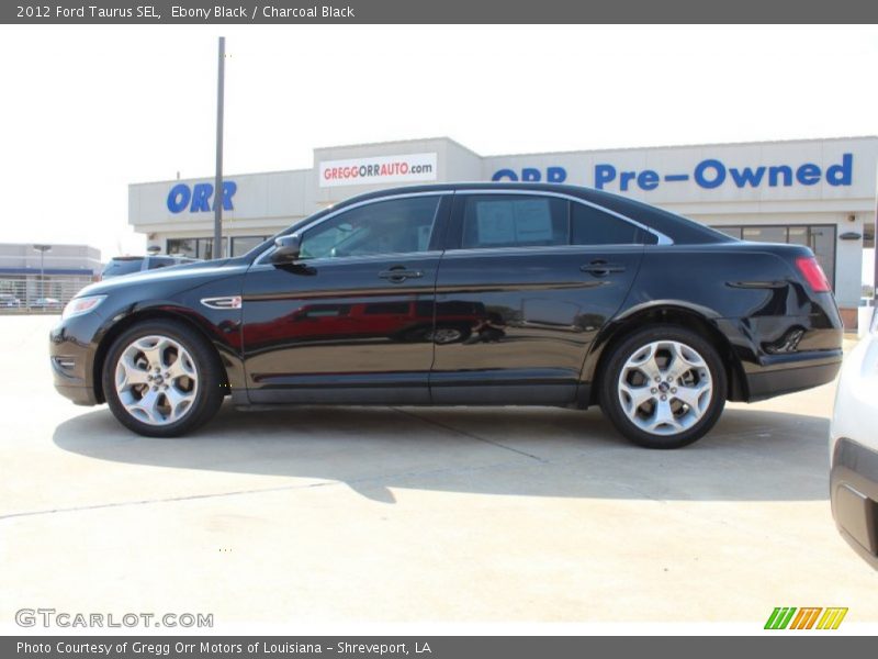 Ebony Black / Charcoal Black 2012 Ford Taurus SEL