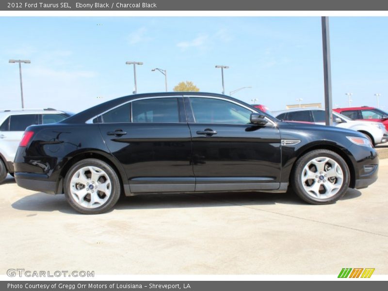 Ebony Black / Charcoal Black 2012 Ford Taurus SEL