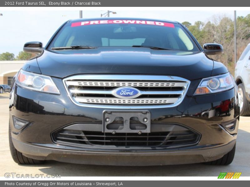 Ebony Black / Charcoal Black 2012 Ford Taurus SEL
