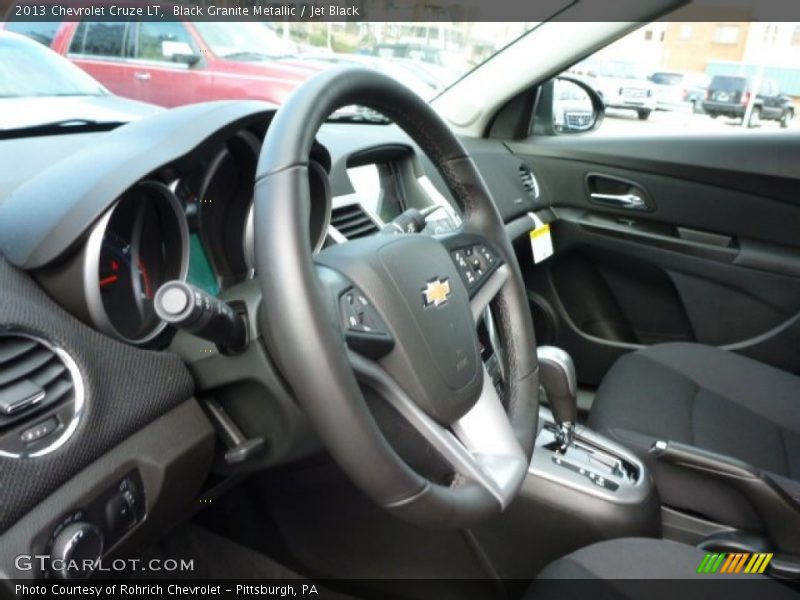 Black Granite Metallic / Jet Black 2013 Chevrolet Cruze LT